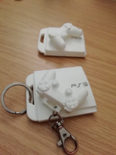 playstation controller keyring 3D Print 284393