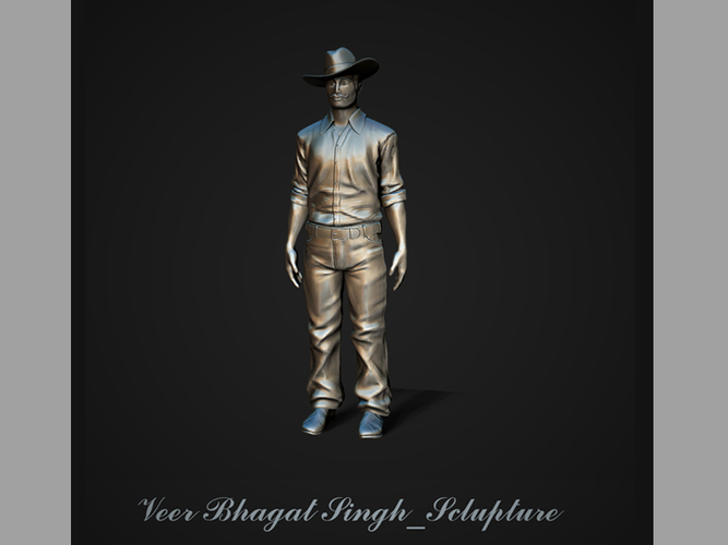 Bhagat Singh Sclupture 3D Print 28444