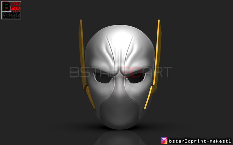 Godspeed Mask - Flash God Season 6 - Flash cosplay helmet