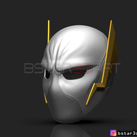 Godspeed Mask - Flash God Season 6 - Flash cosplay helmet  - Thumbnail 2