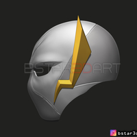 Godspeed Mask - Flash God Season 6 - Flash cosplay helmet  - Thumbnail 7