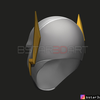 Godspeed Mask - Flash God Season 6 - Flash cosplay helmet  - Thumbnail 8