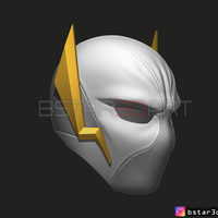 Godspeed Mask - Flash God Season 6 - Flash cosplay helmet  - Thumbnail 11