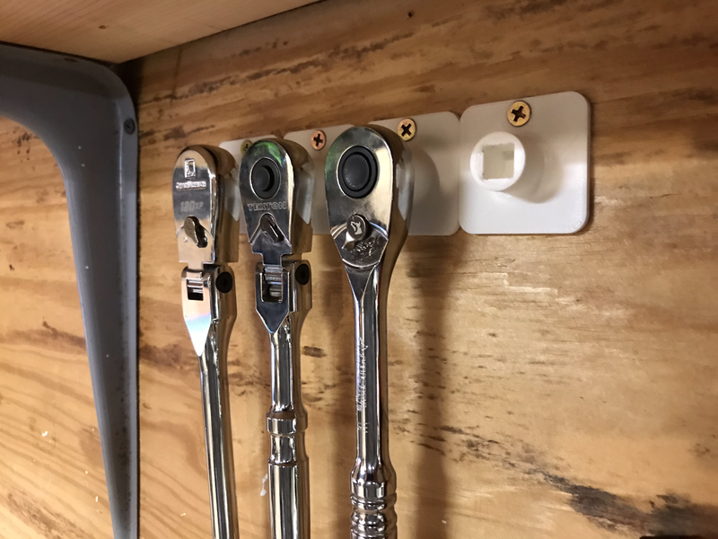 Ratchet Wall Mounts (1/2", 3/8", 1/4")