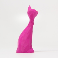 Low Poly Leaning Cat - Thumbnail 1