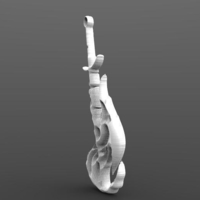 Sword of fire keychain - Thumbnail 4