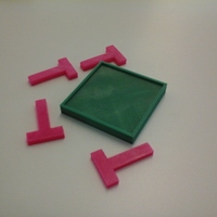 Small T Puzzle 3D Printing 28476