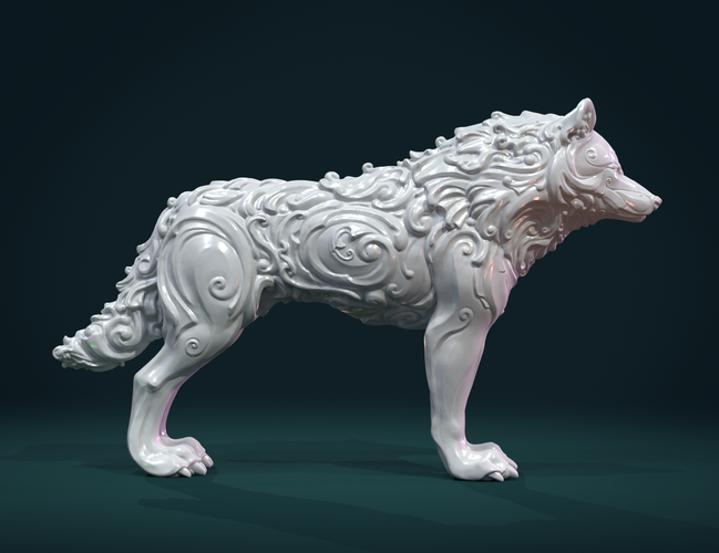 Wonderful Wolf 3D Print 284831
