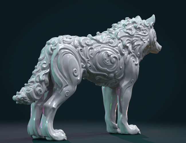 Wonderful Wolf 3D Print 284834