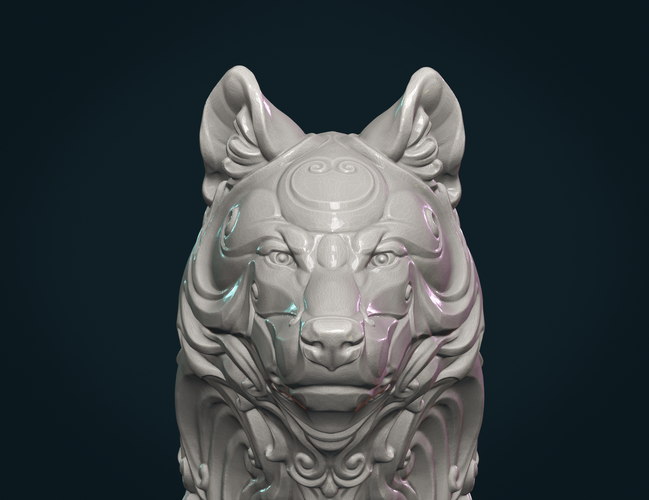 Wonderful Wolf 3D Print 284844