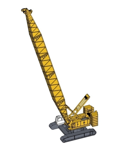 3D Printed Crawler Crane 280Ton by Superfoxfox | Pinshape