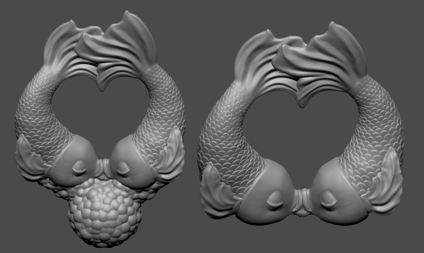 Kissy Fish 3D Print 284922