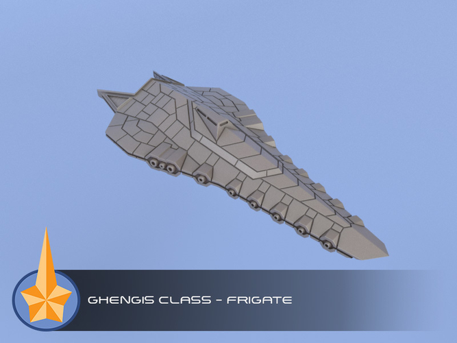 The Garathian Empire - Miniature Starships 3D Print 284935