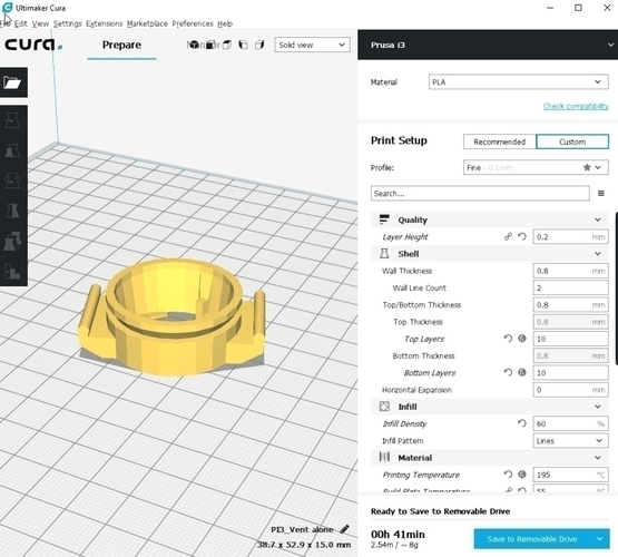 Free Surgical mask holder (3M 6000s Compatible) 3D Print 284953