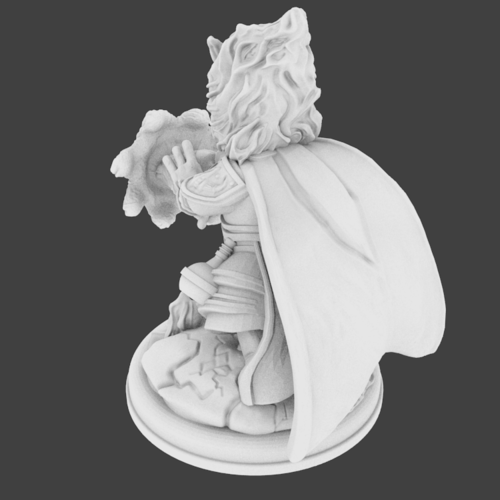 Skeleton Mage 28mm *FREE* 3D Print 284982