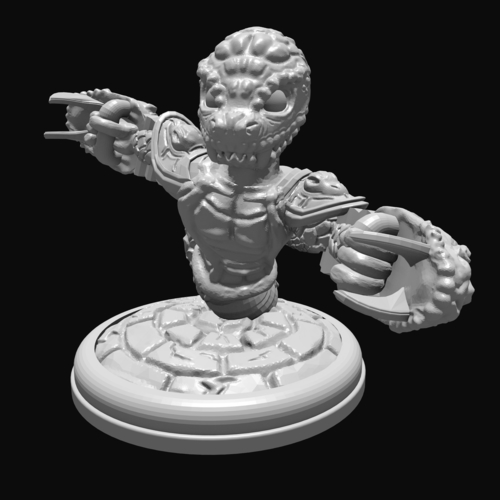 Naga with Claws 28mm 3D Print 285004