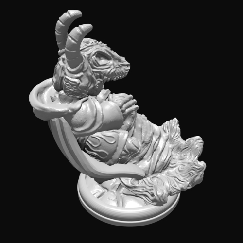 Dragon Knight Mage 28mm 3D Print 285055