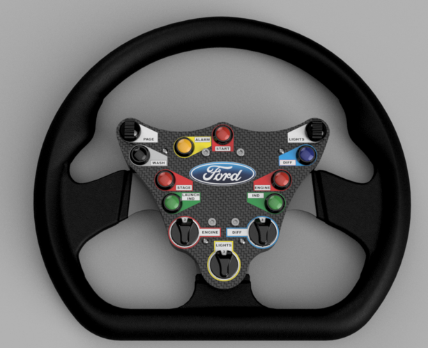 DIY FORD FIESTA WRC 2019 Steering Wheel