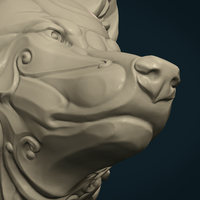 Stylized Wolf head - Thumbnail 5