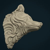 Stylized Wolf head - Thumbnail 8