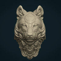 Stylized Wolf head - Thumbnail 9