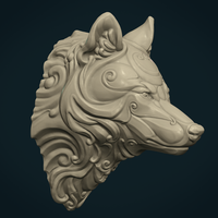 Stylized Wolf head - Thumbnail 11