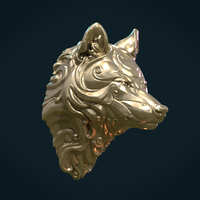Stylized Wolf head - Thumbnail 12