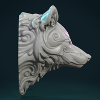 Stylized Wolf head - Thumbnail 15