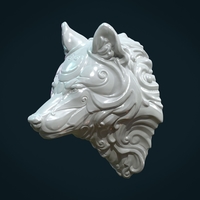 Stylized Wolf head - Thumbnail 17