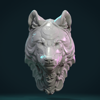 Stylized Wolf head - Thumbnail 19