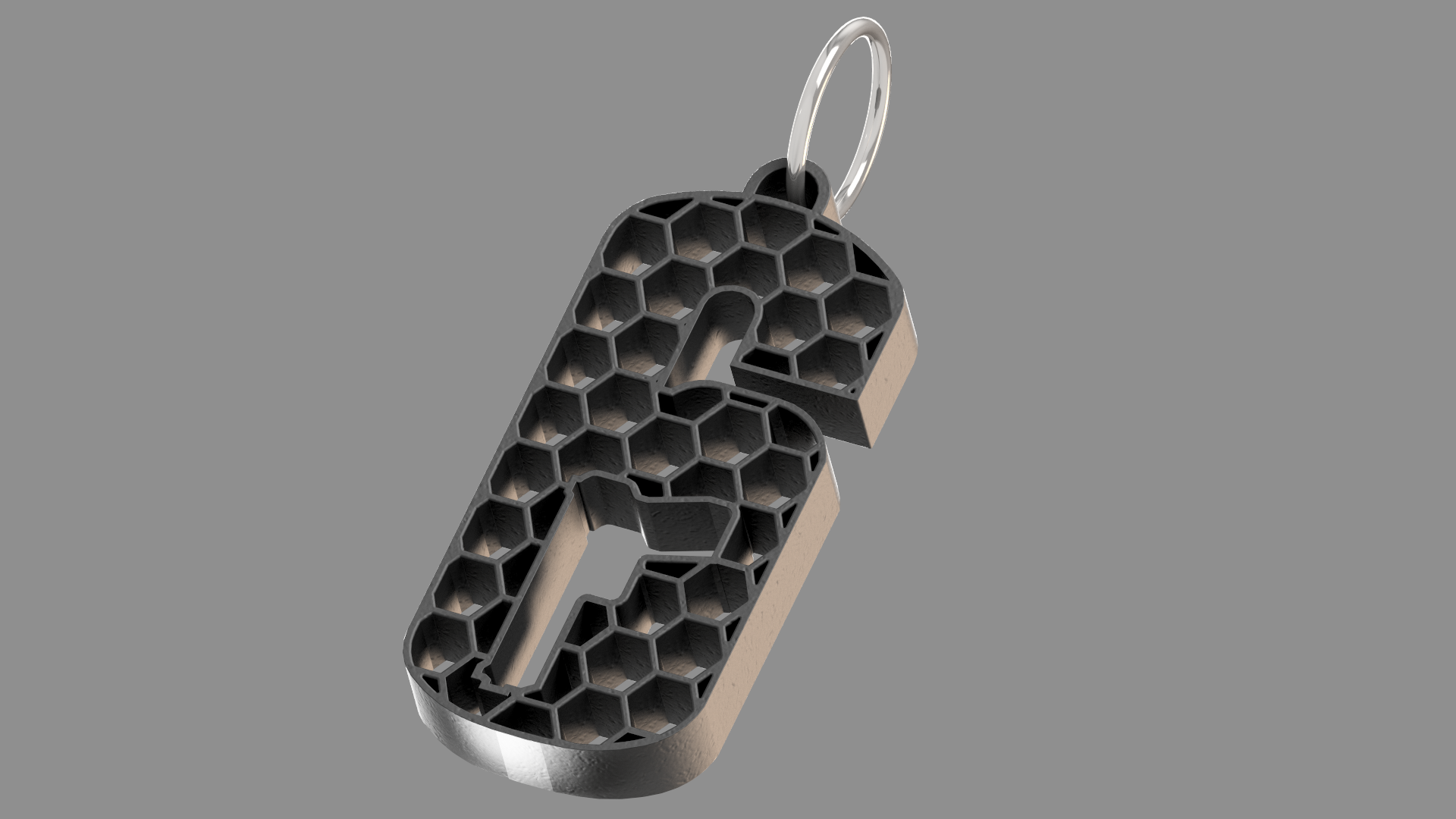 3D Printed Rainbow Six Siege Hexagonal Charm by QailWasTaken | Pinshape