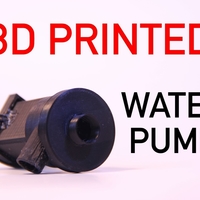 Small Submersible water pump 3D Printing 285132