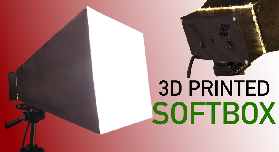 Softbox for photography - 2x E27 bulb 3D Print 285133