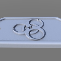 biohazard symbol dog tag - Thumbnail 1