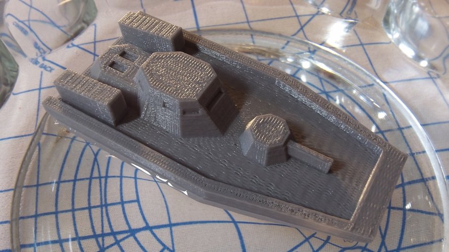  Gunboat(low poly) code name: Nerpa 3D Print 28517