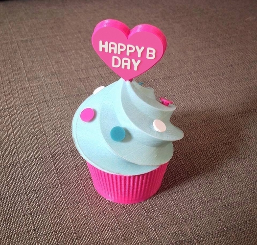 LOVE CUPCAKE 3D Print 285211