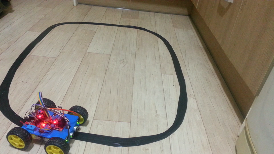 obstacle avoidance robot car with line following 3D Print 285230