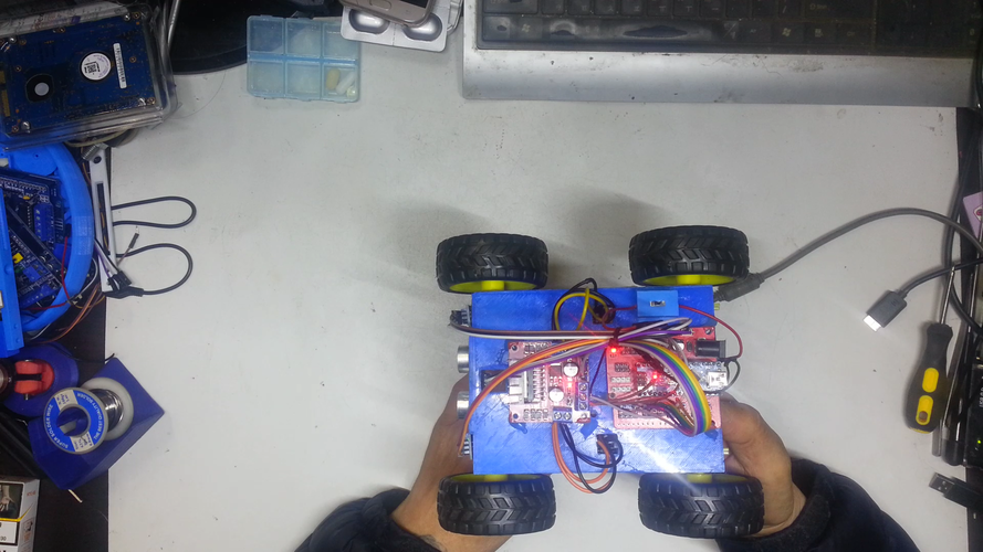 obstacle avoidance robot car with line following 3D Print 285231