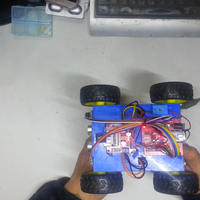 Small obstacle avoidance robot car with line following 3D Printing 285231