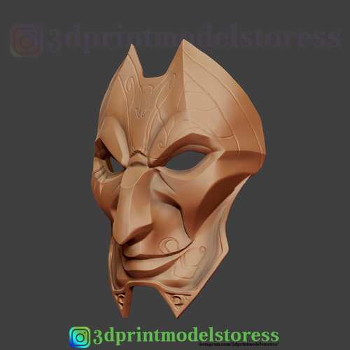 League of Legends Jhin Mask Cosplay LOL Helmet  3D Print 285252