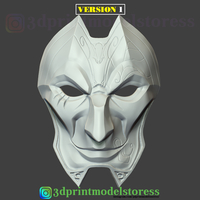 League of Legends Jhin Mask Cosplay LOL Helmet  - Thumbnail 9