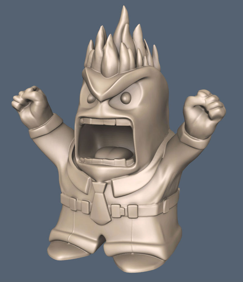 Anger with flames - Pinshape