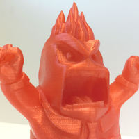 Small Anger with flames 3D Printing 28546