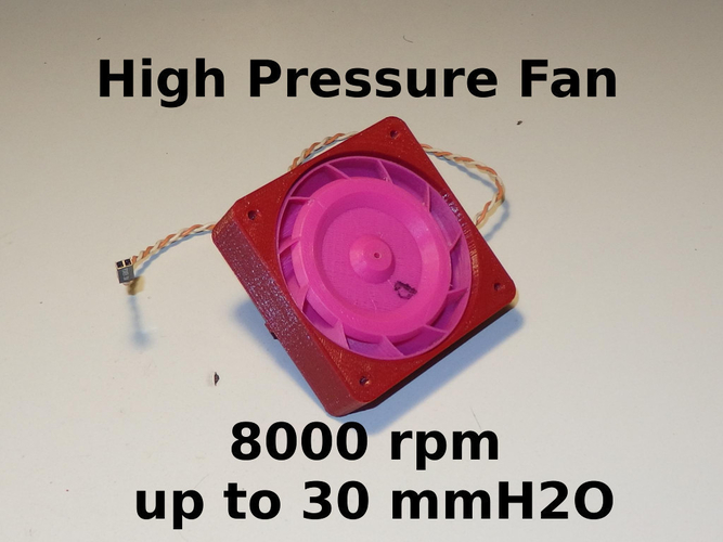 High pressure fan - RtA70kit - RC models and other 3D Print 285480