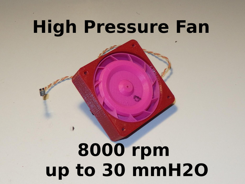 High pressure fan - RtA70kit - RC models and other