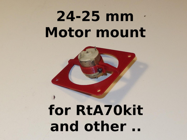 Motors mounts 24-25mm for RtA70kit high pressure fan