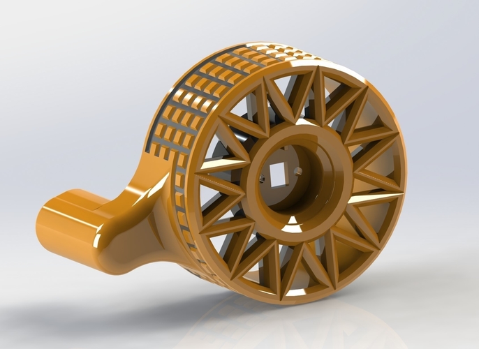 GT3C Thumb Steer Wheel 3D Print 285576