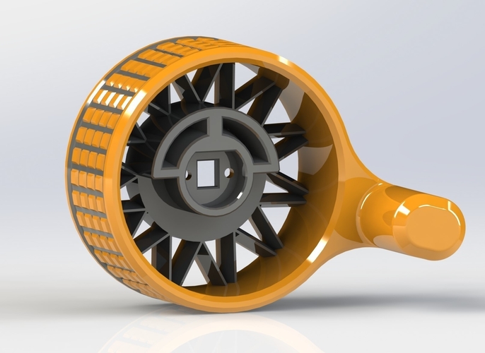 GT3C Thumb Steer Wheel 3D Print 285577