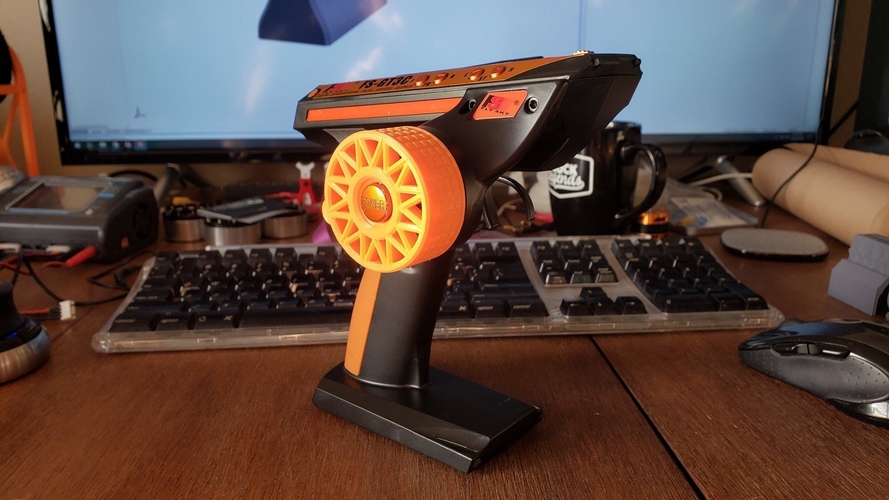 GT3C Thumb Steer Wheel 3D Print 285579