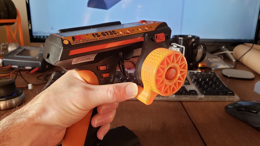 GT3C Thumb Steer Wheel 3D Print 285582